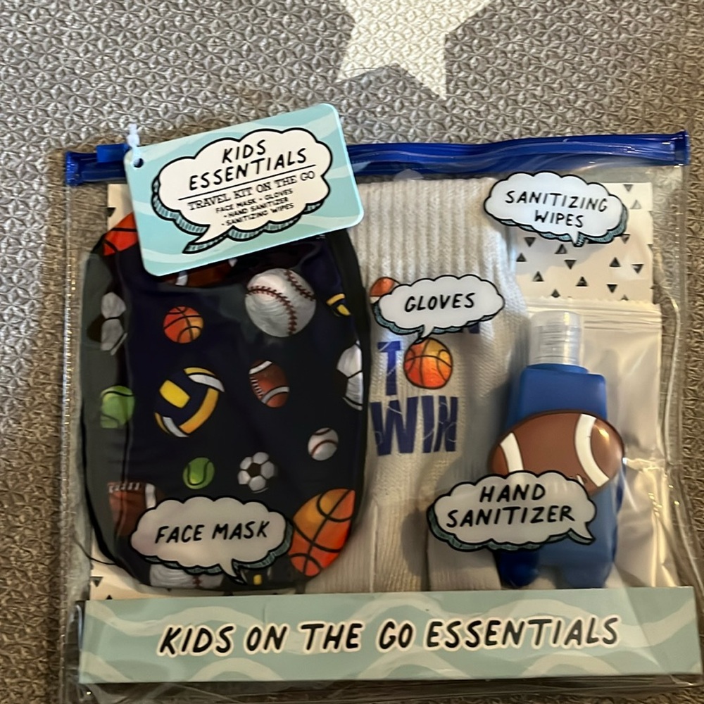Kids On The Go Essentials Set with Football Design